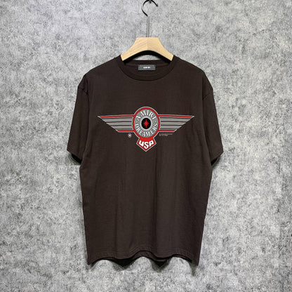 Amiri t shirts flying eagle wings chapter printing short sleeve