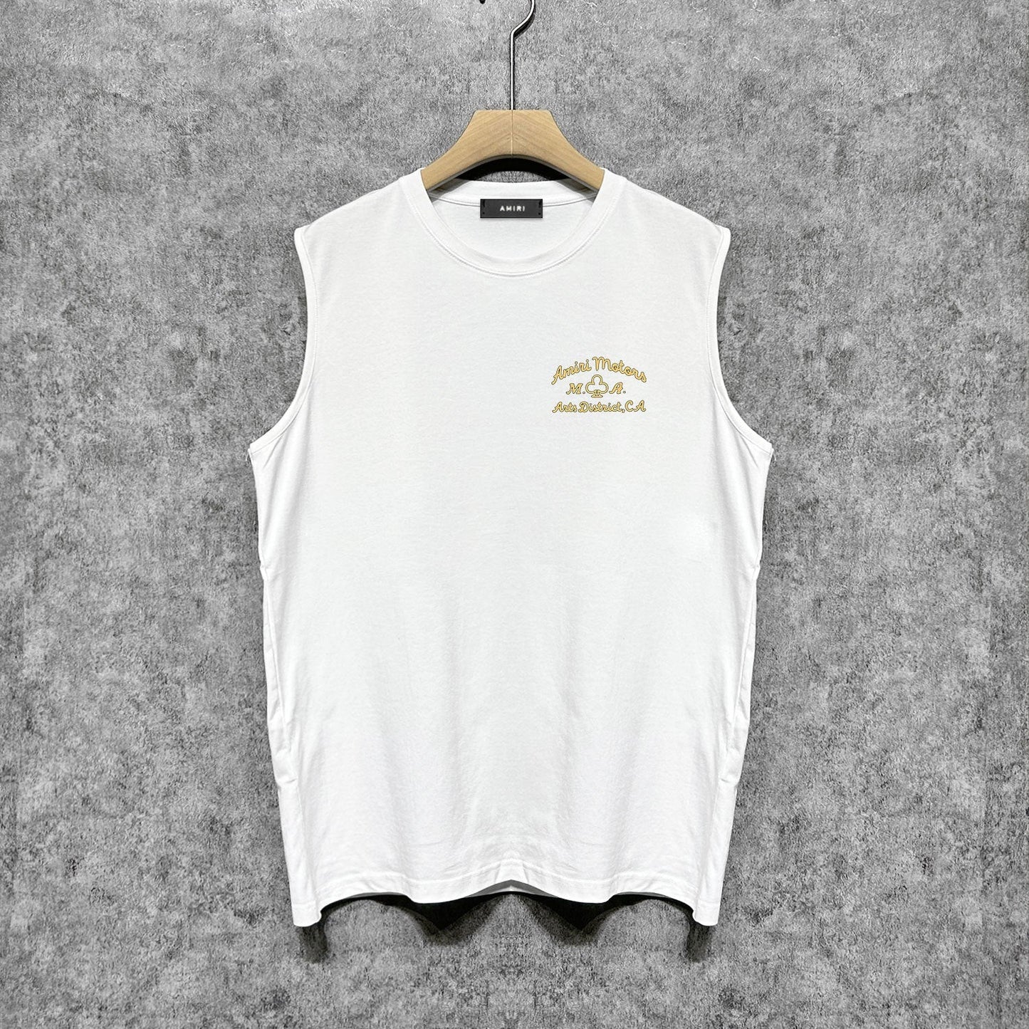 Amiri tank top lion medal printing