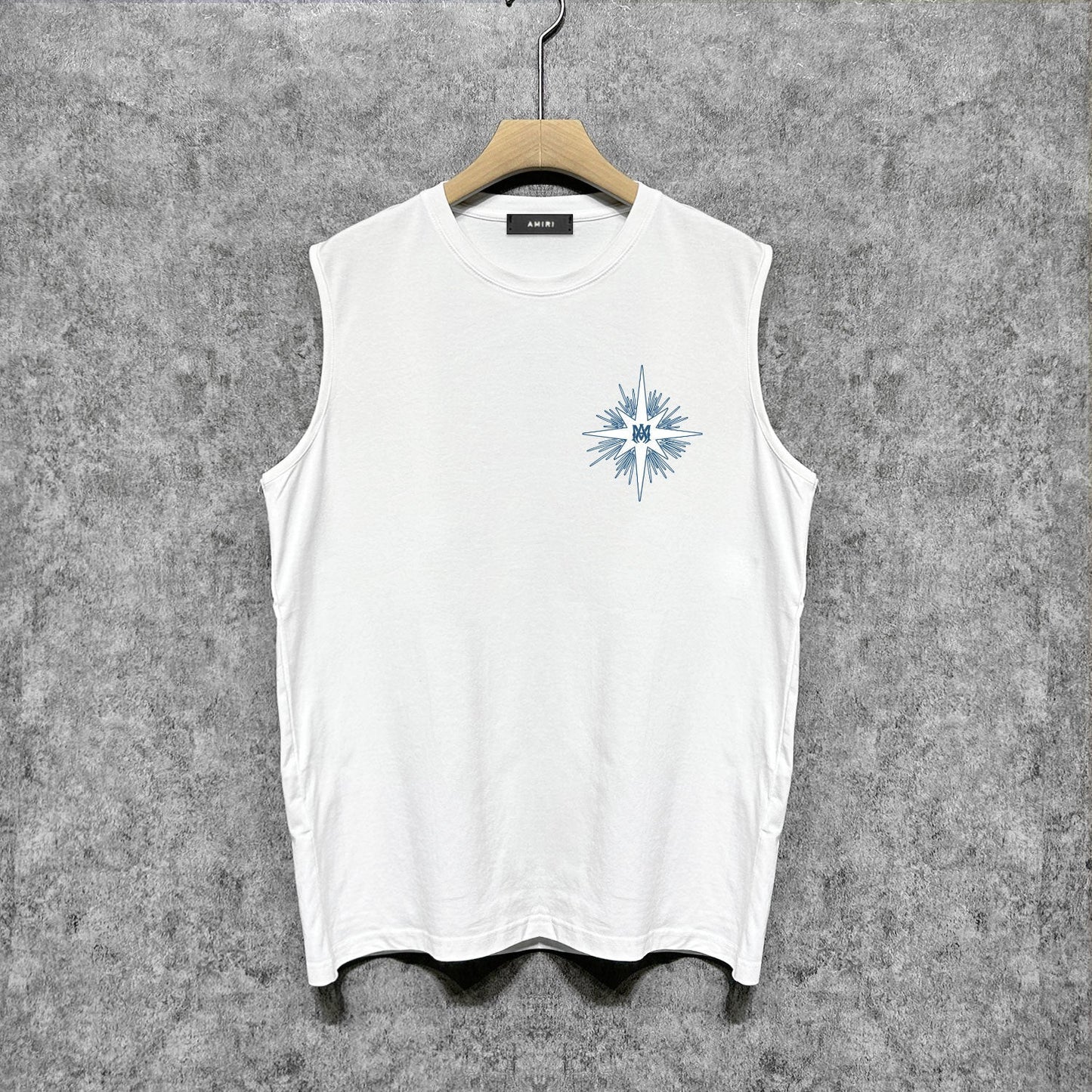 Amiri tank top star shield print