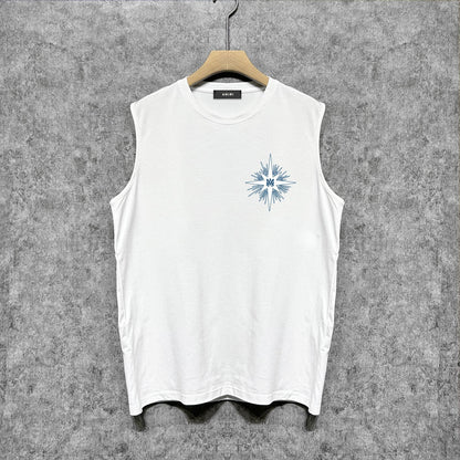 Amiri tank top star shield print