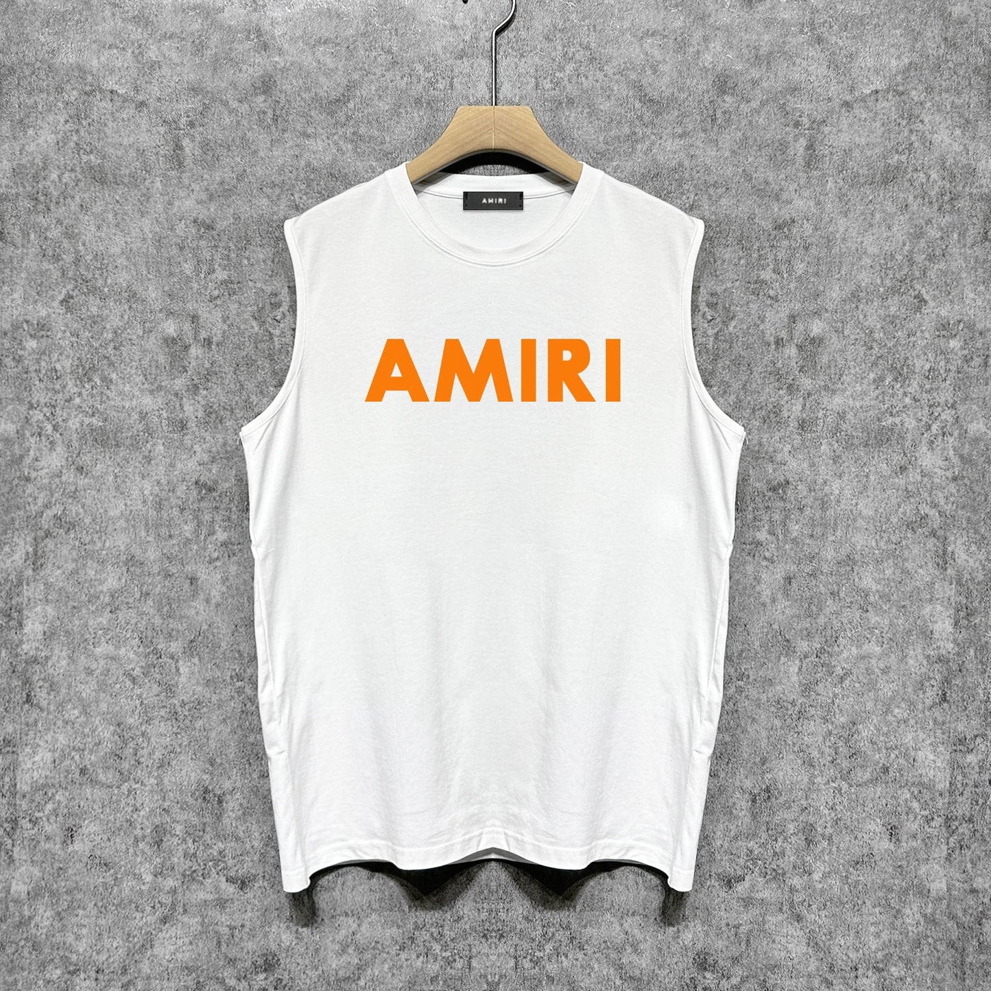 Amiri tank top thick flat simple letterprinting