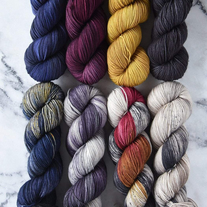 Destination Yarn fingering weight yarn Bordeaux - dyed to order