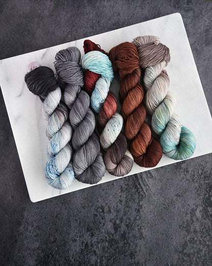 Destination Yarn fingering weight yarn Postcard (Fingering Weight) Brownstone