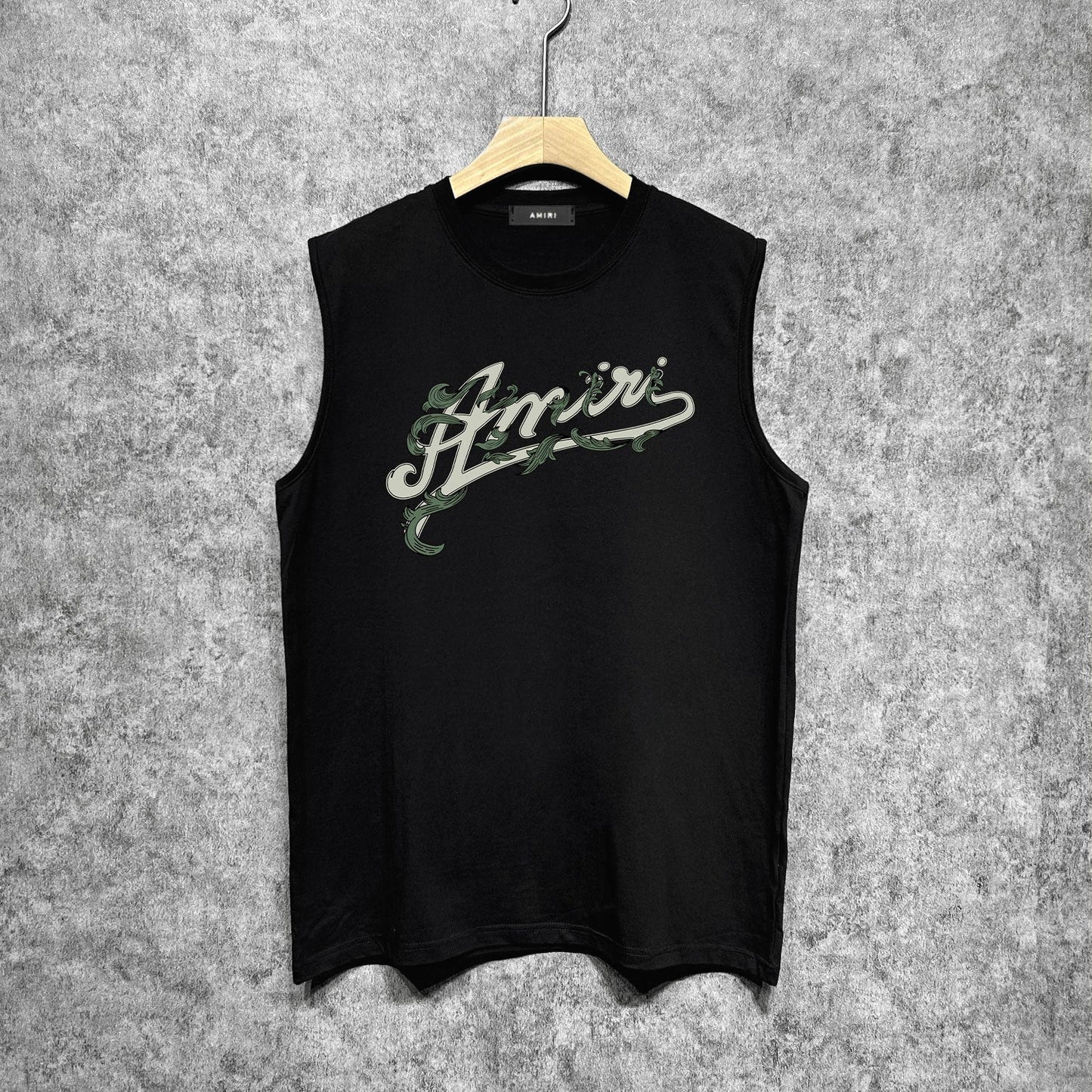 Amiri tank top ye man letterprinting