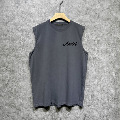 Amiri tank top new font printing