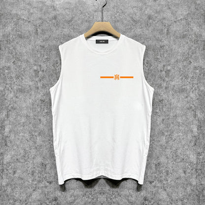 Amiri tank top spider letter printing