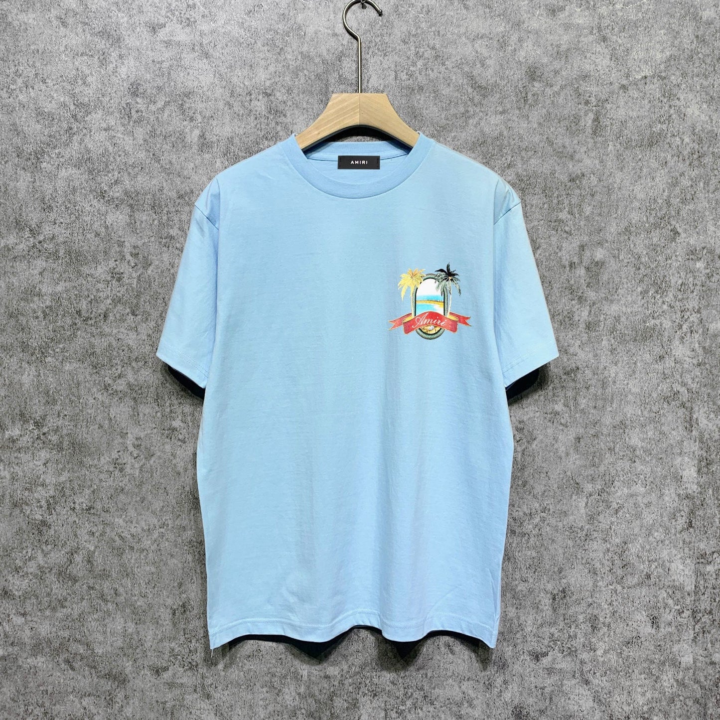 Amiri t shirts printing short sleeve