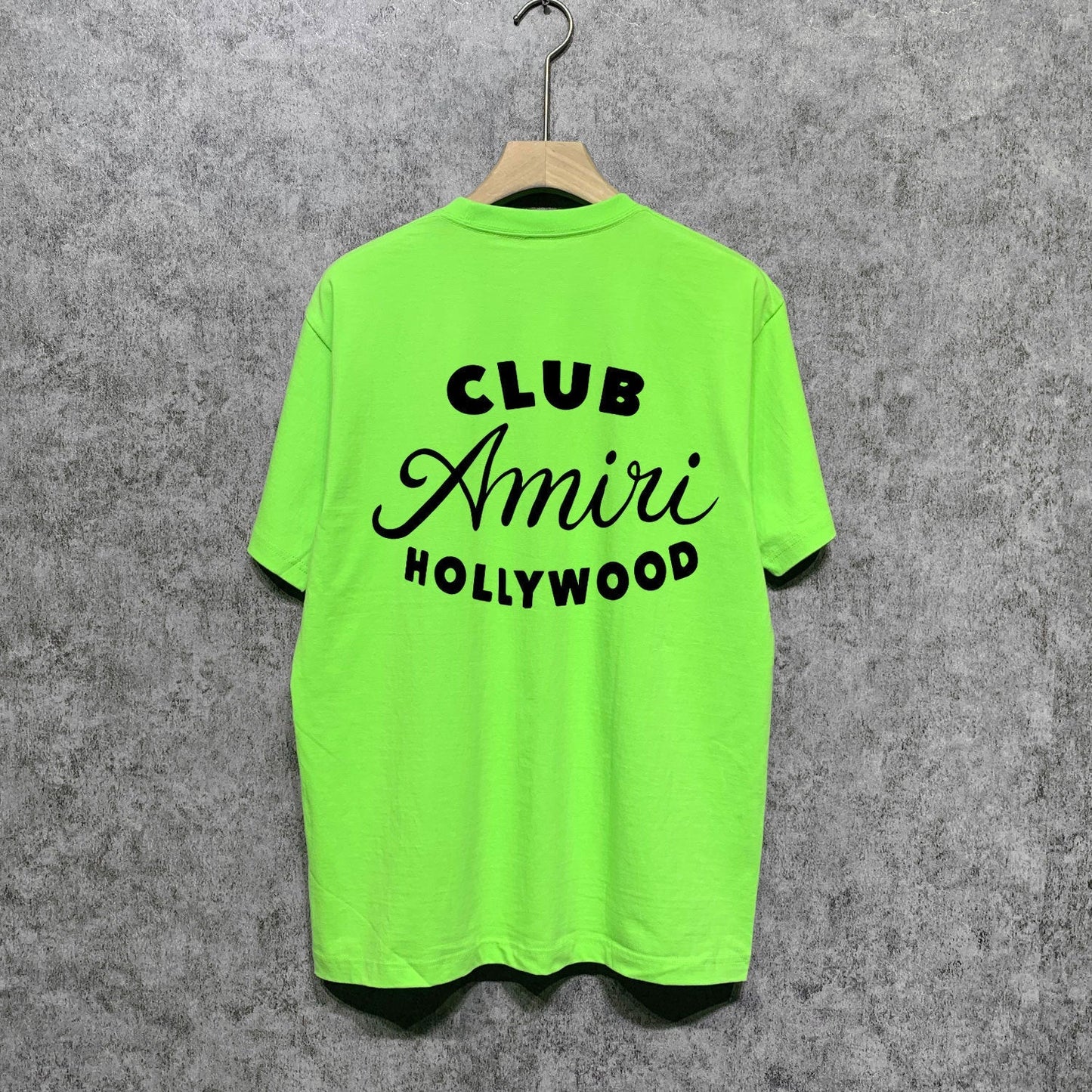 Amiri t shirts hollywood club printing short sleeve