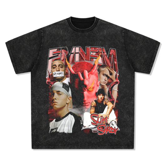 Asap Rocky T Shirts Travis Scott Short Sleeve Eminem ASAP TentacionT-Shirt