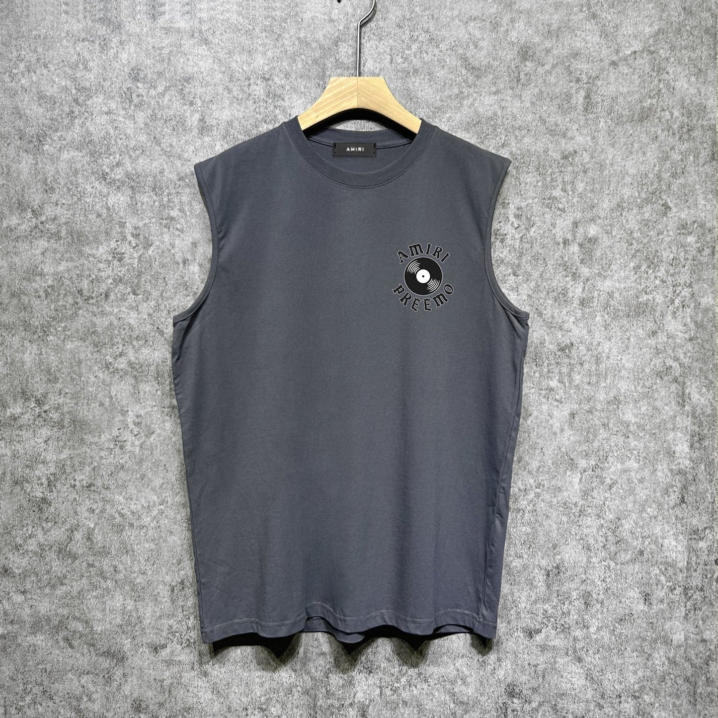Amiri tank top radar sonic printing