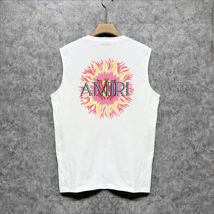 Amiri tank top colorful sun print