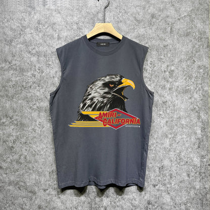 Amiri tank top eagle printing