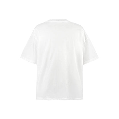 American vintage street T-shirt pure cotton men's and women's summer loose