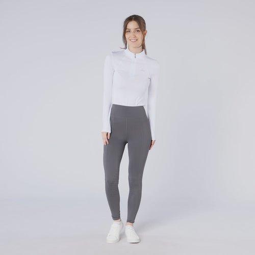 Cameo Equine Ladies Core Riding Tights- Grey