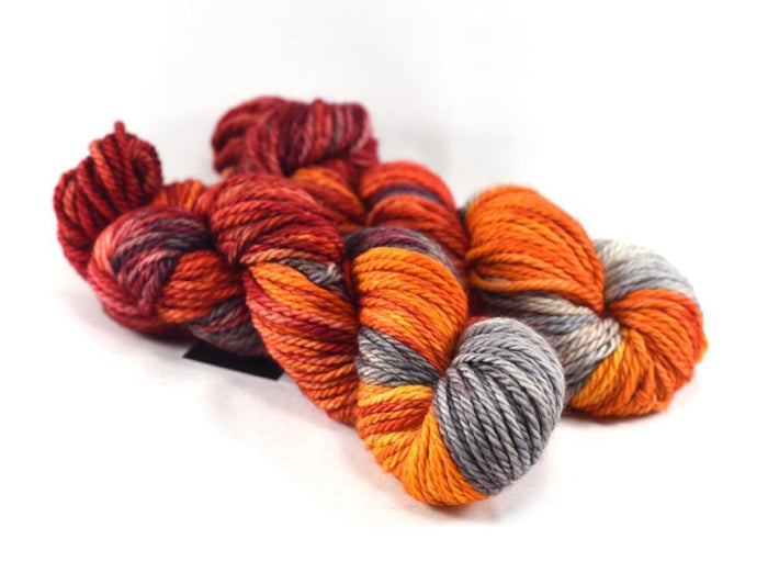 Destination Yarn Knitting Kit Hat Kit - Bulky - Campfire