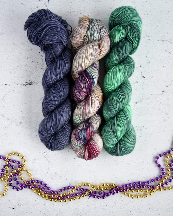 Destination Yarn fingering weight yarn Carnival of Venice