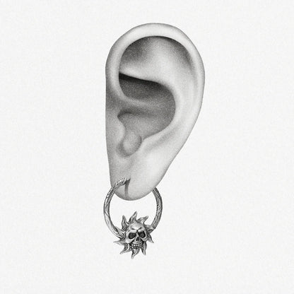 LUNAR SOLAR SKULLS EARRINGS