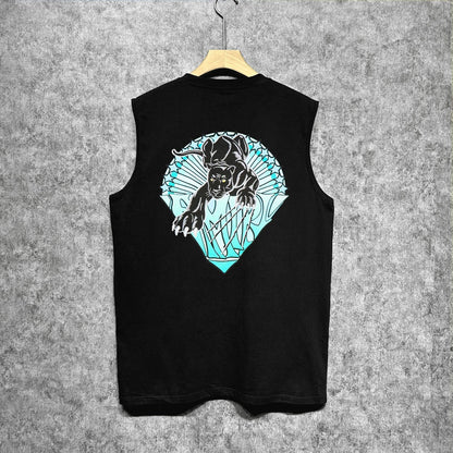 Amiri tank top black panther print