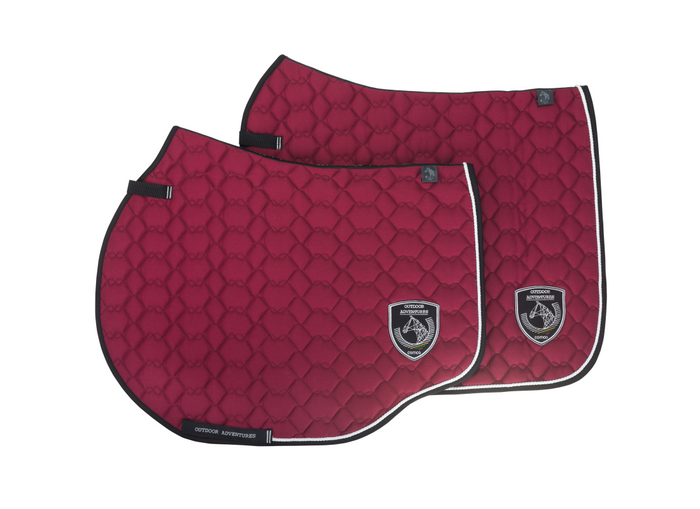 Comco Cotton Saddlecloth- Burgundy- Cob/ Full Size