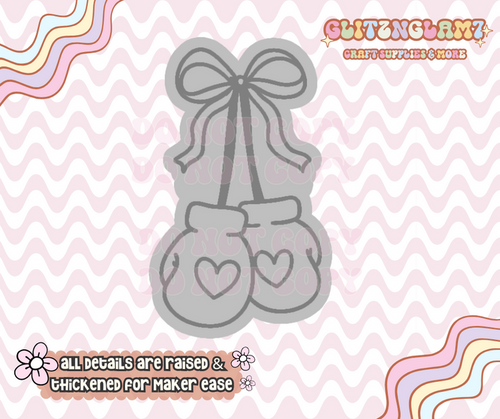 Coquette Boxing Gloves Silicone Mold