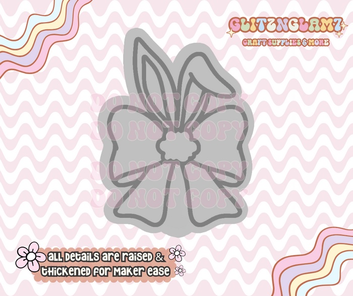 Coquette Bunny Ears STYLE 2 - Silicone Mold