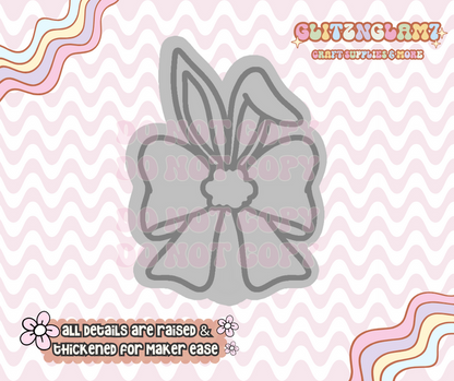 Coquette Bunny Ears STYLE 2 - Silicone Mold