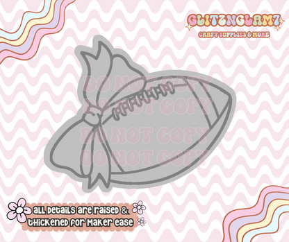 Coquette Football Silicone Mold