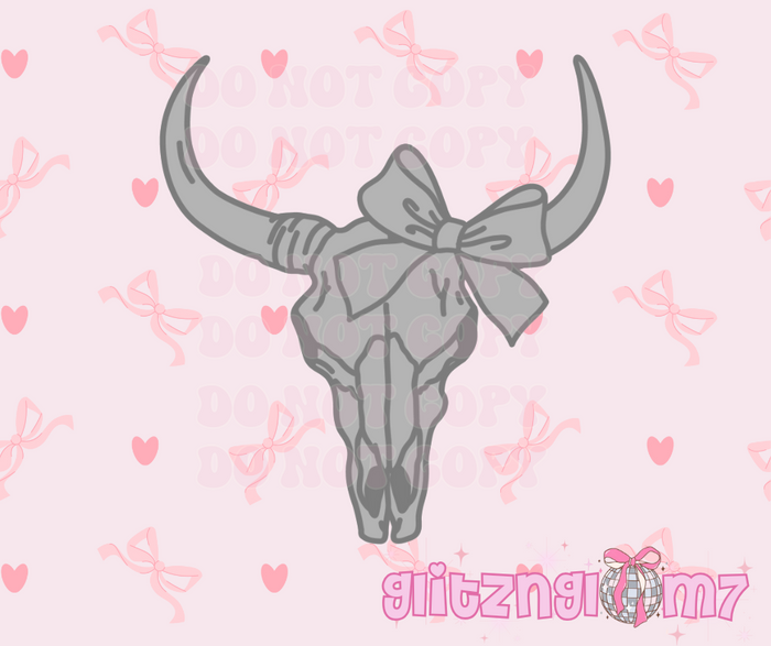 Coquette Steer w/ Bow Premium Silicone Mold