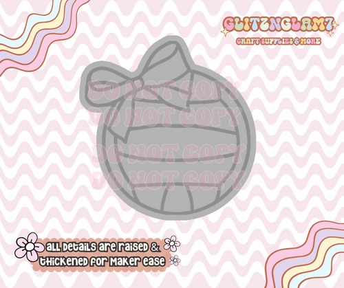Coquette Volleyball Silicone Mold