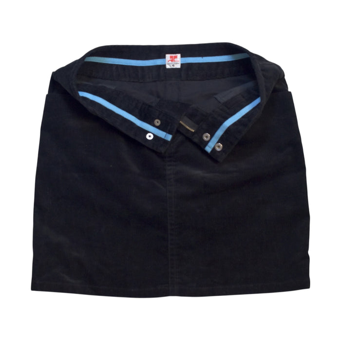 Courreges corduroy black skirt
