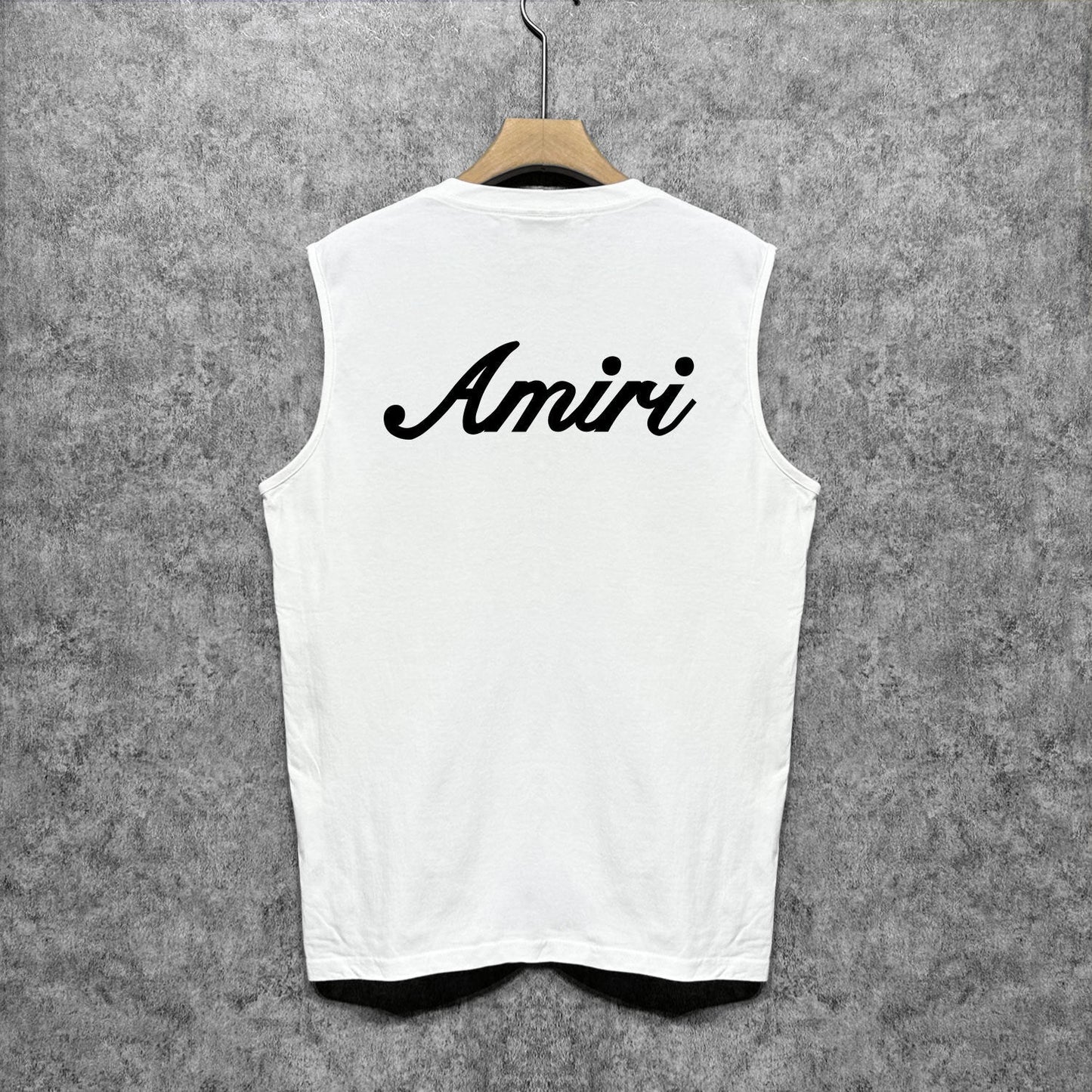 Amiri tank top new font printing