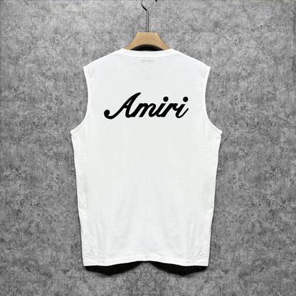 Amiri tank top new font printing