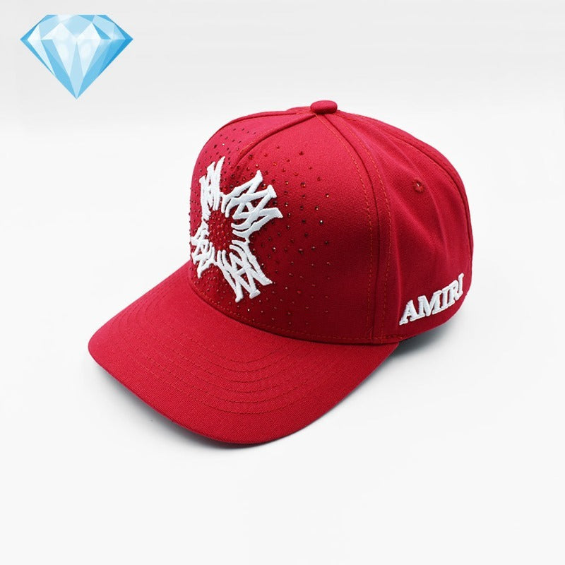 Amiri hat embroidered diamond hat