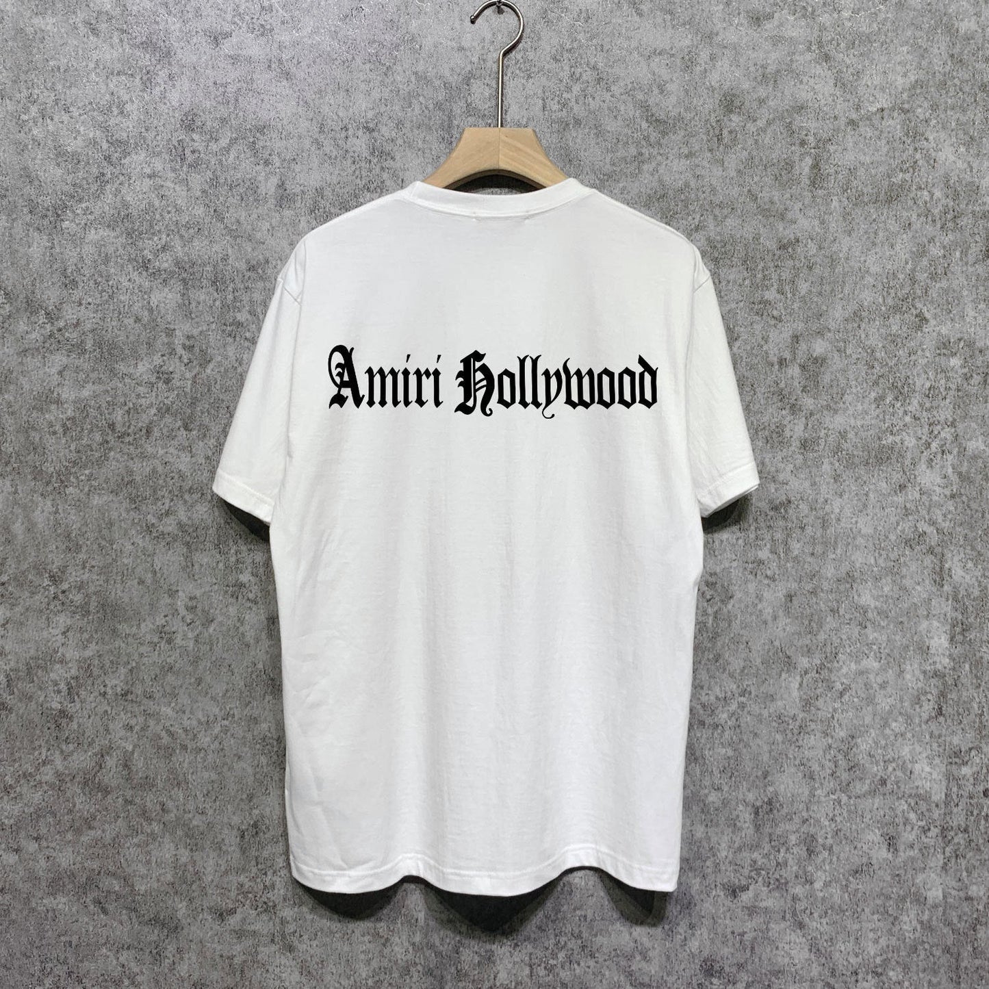 Amiri t shirts sanskrit printing short sleeve