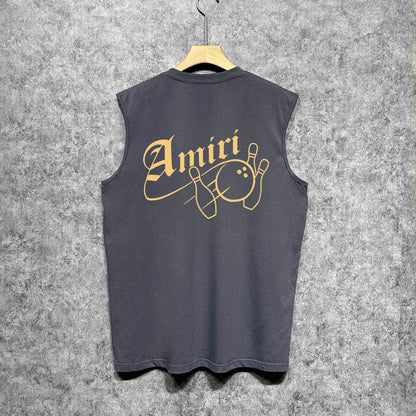 Amiri tank top bowling print