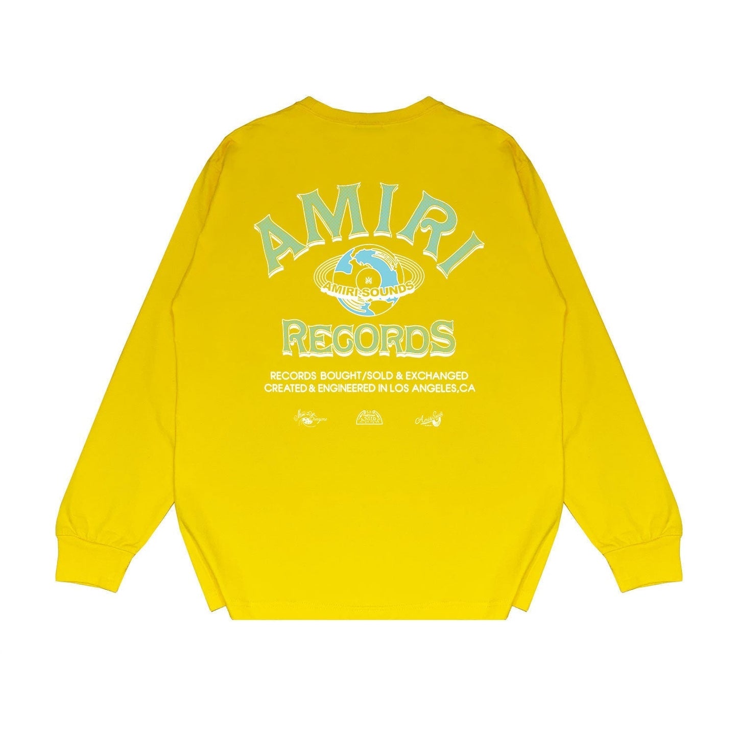 Amiri Long Sleeved Shirt Printed Trendy Pure Cotton