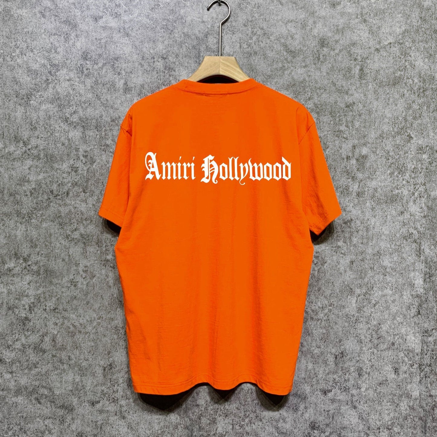 Amiri t shirts sanskrit printing short sleeve