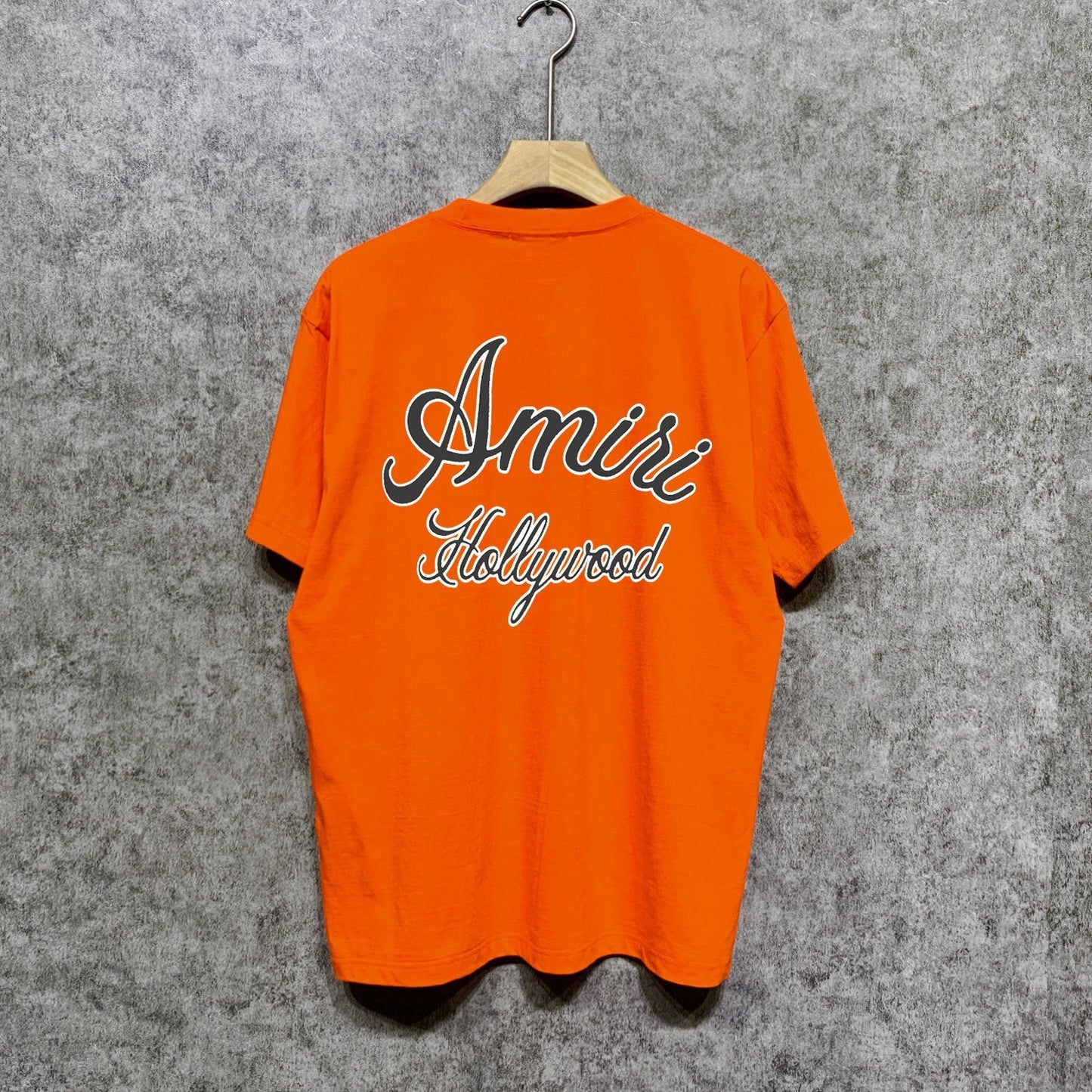 Amiri t shirts letter padded printing short sleeves
