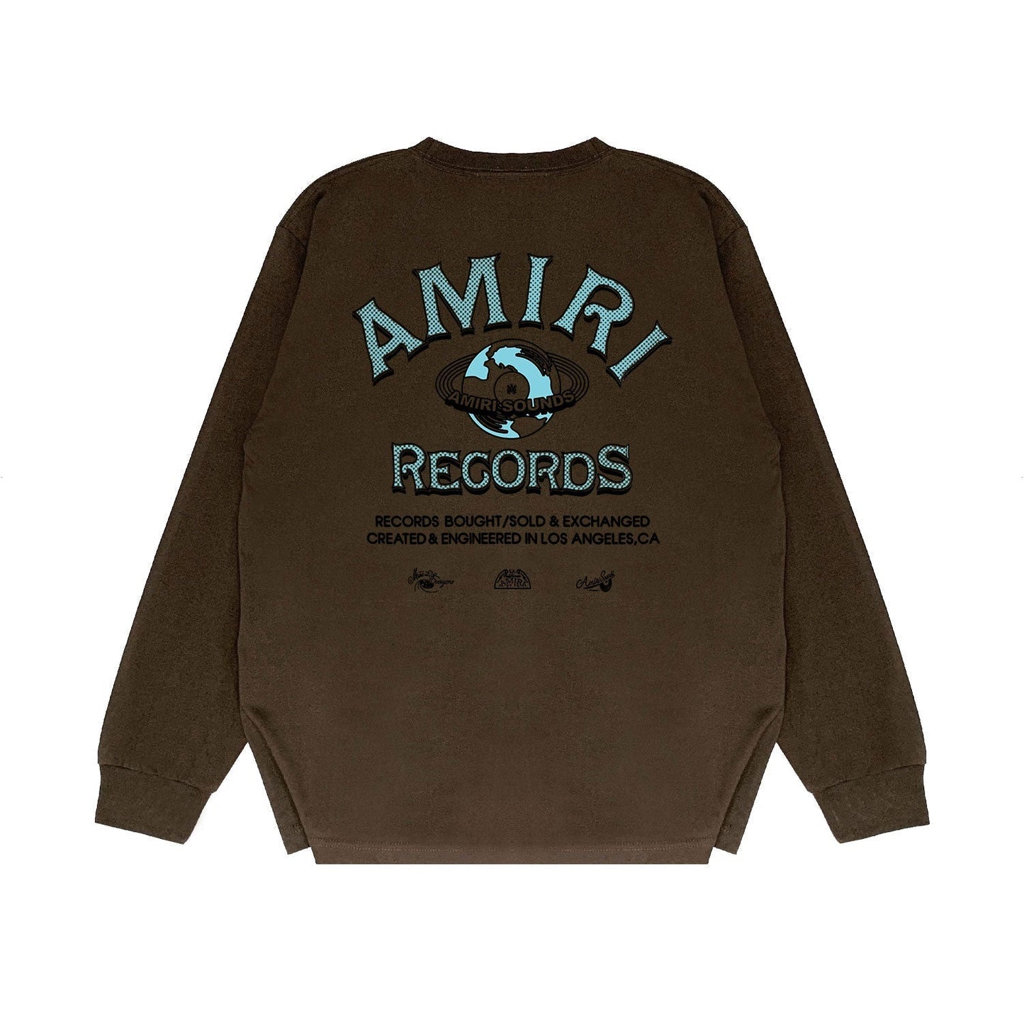 Amiri Long Sleeved Shirt Printed Trendy Pure Cotton