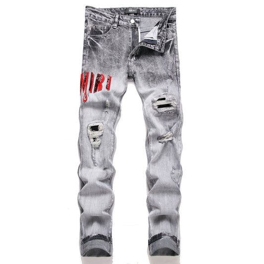 Amiri Jeans Ripped Stretch Jeans