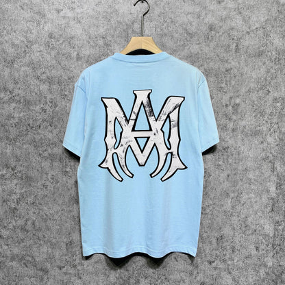 Amiri t shirts spider printing short sleeve