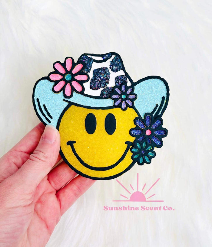 Daisy Cowgirl Smiley Silicone Mold
