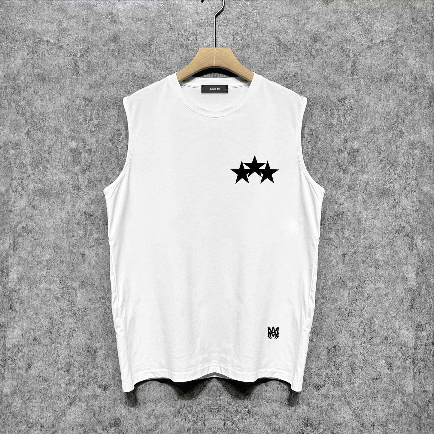 Amiri tank top five-star spider print