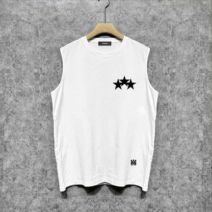 Amiri tank top five-star spider print