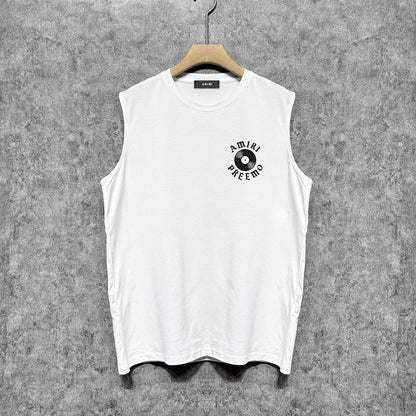 Amiri tank top radar sonic printing