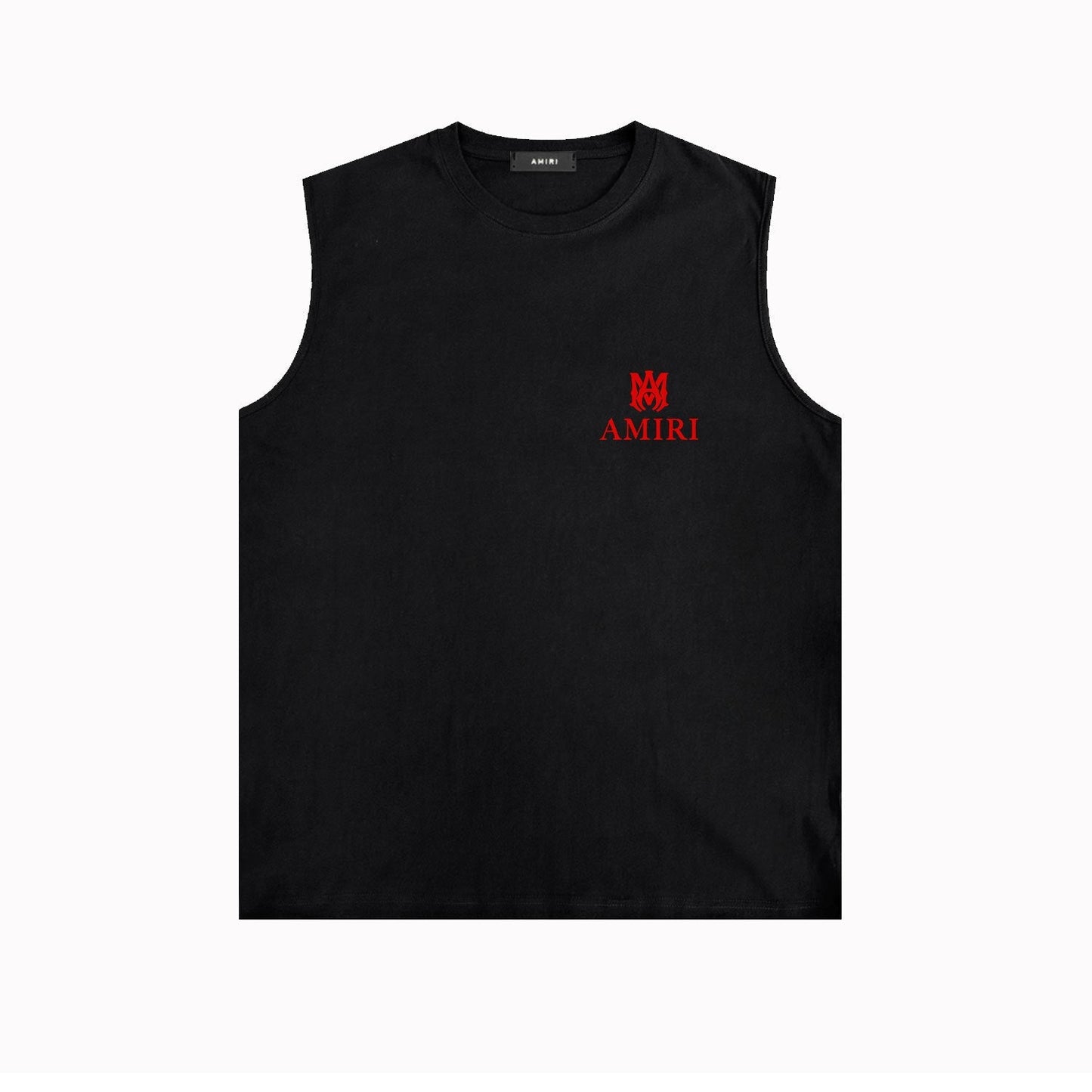 Amiri tank top small spider letter horizontal stripprinting