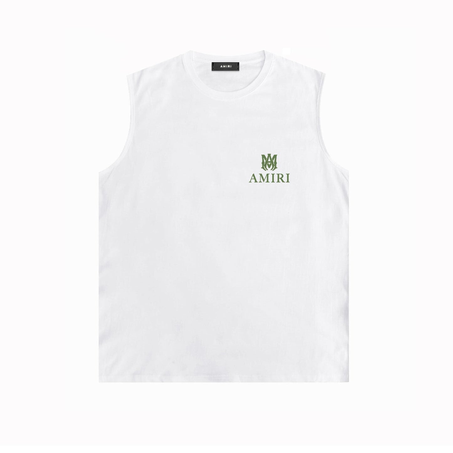 Amiri tank top small spider letter horizontal stripprinting