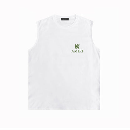 Amiri tank top small spider letter horizontal stripprinting