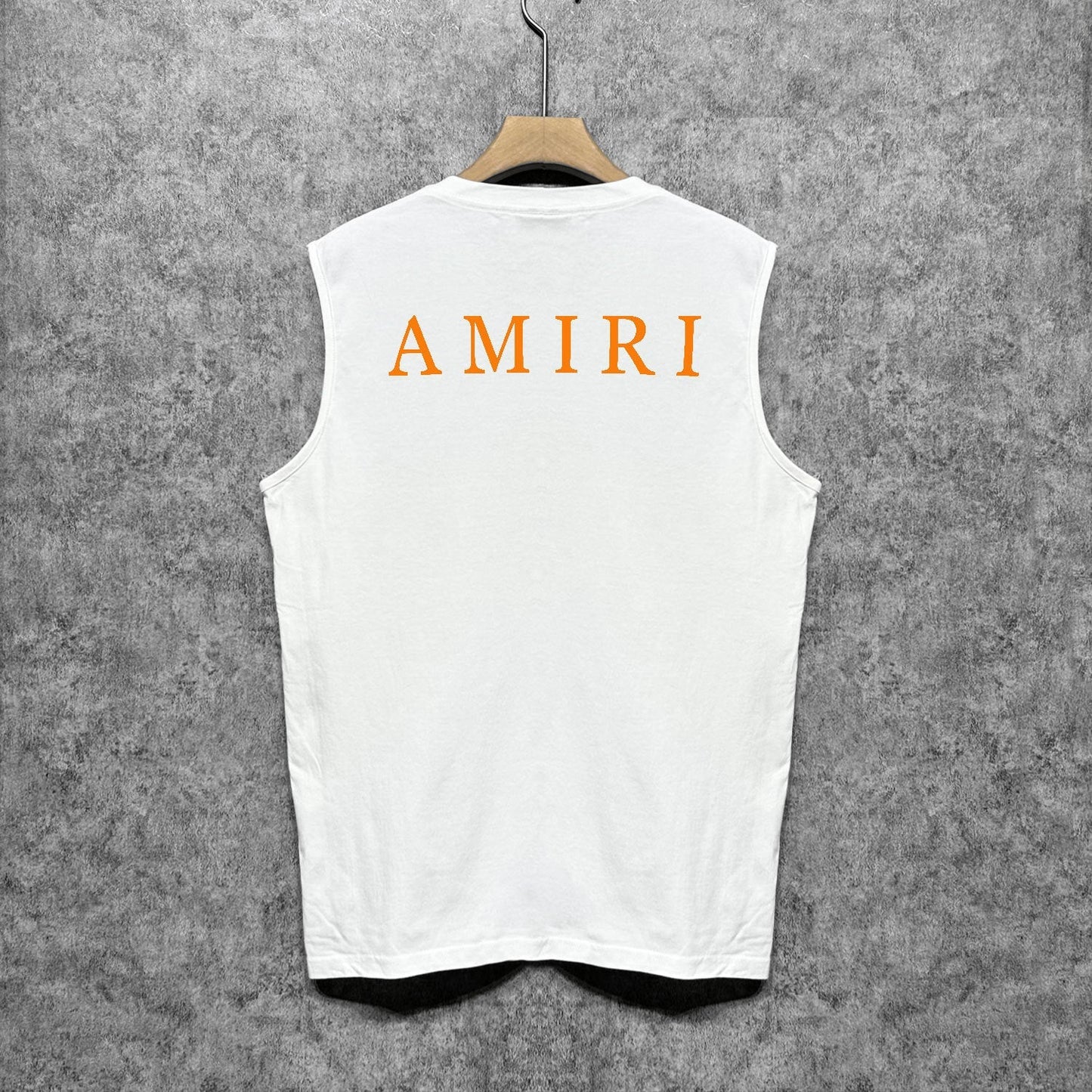 Amiri tank top spider letter printing
