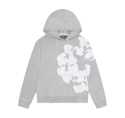 Denim Tears Big Cotton Wreath Sweatshirt Grey